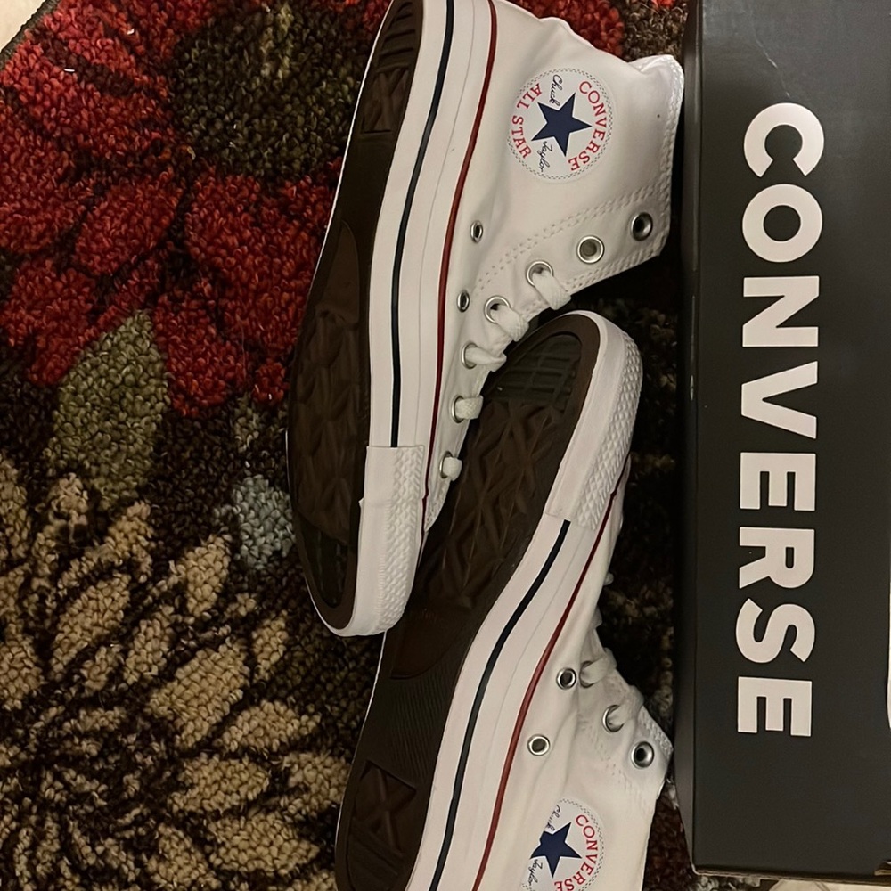 white converse!! never worn